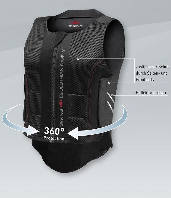 CORPETTO PER EQUITAZIONE JUNIOR PRO 360* Corpetti Protettivi, Junior 